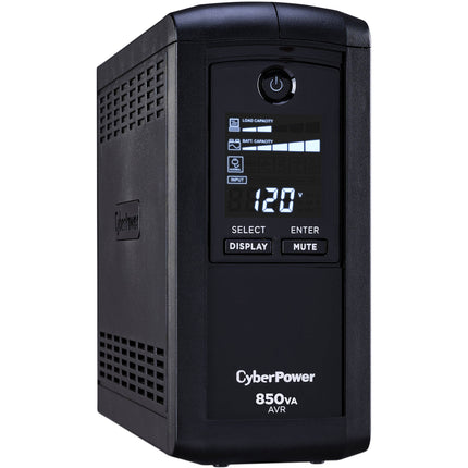 CyberPower CP850AVRLCD UPS Inteligente 850VA 510W con Pantalla LCD y 9 Salidas