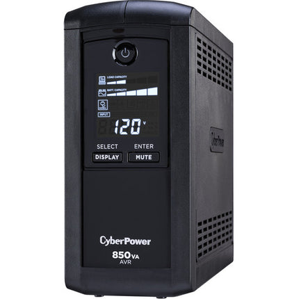 CyberPower CP850AVRLCD UPS Inteligente 850VA 510W con Pantalla LCD y 9 Salidas