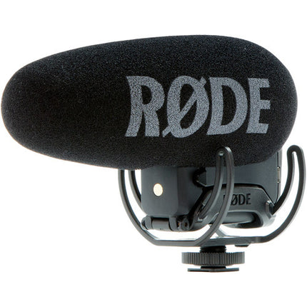 RODE VideoMic Pro+ Micrófono Direccional para Cámara Batería 100h y Cable Micro-USB