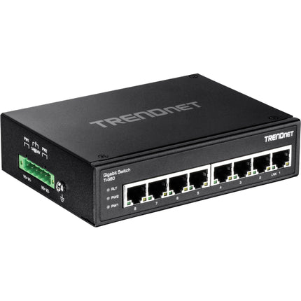TRENDnet TI-G80 Switch Industrial Gigabit 8 Puertos 16 Gbps IP30