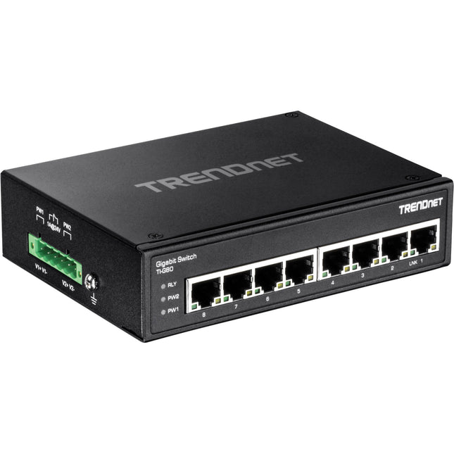 TRENDnet TI-G80 Switch Industrial Gigabit 8 Puertos 16 Gbps IP30