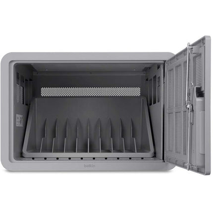 Belkin 10-Device Secure & Charge Station Estación de Carga Segura para 10 Dispositivos con Puertas Bloqueables y Gestión de Cables