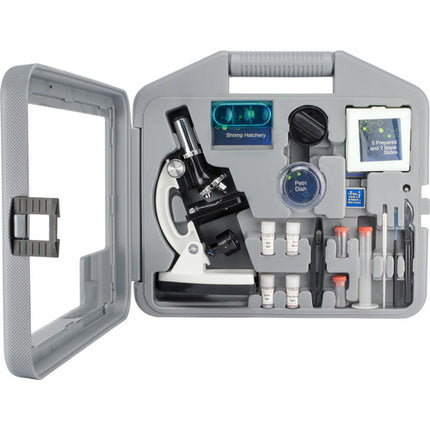 Barska Microscopio Explorer Kit con 300x 1200x Aumento y Lámpara LED