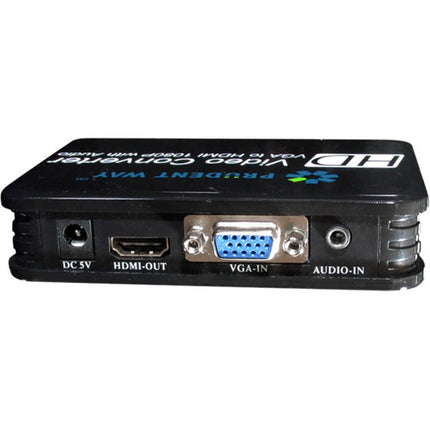 Prudent Way Convertidor de Video VGA a HDMI con Audio y Resolución 1080p