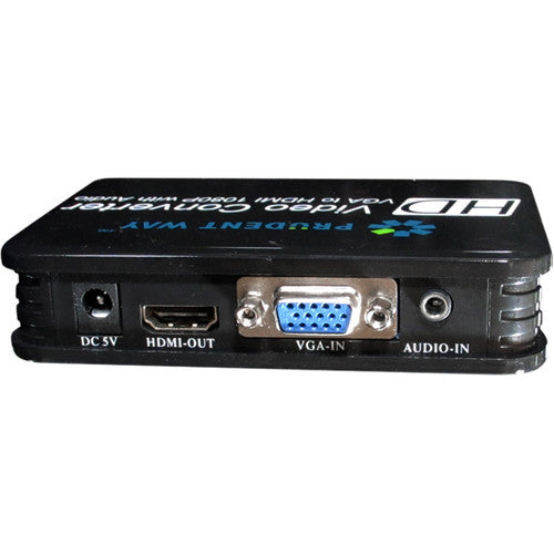 Prudent Way Convertidor de Video VGA a HDMI con Audio y Resolución 1080p