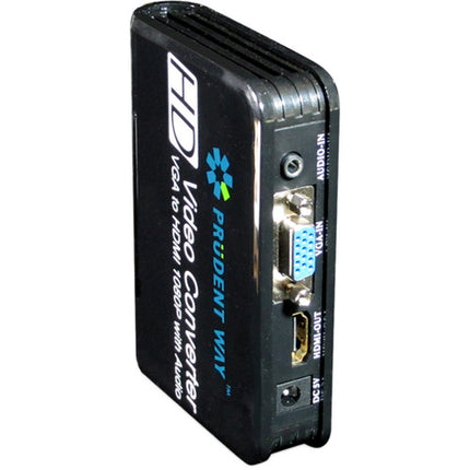 Prudent Way Convertidor de Video VGA a HDMI con Audio y Resolución 1080p