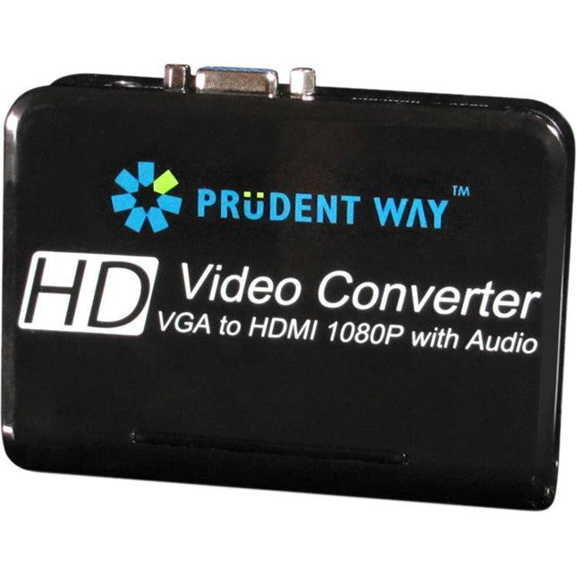 Prudent Way Convertidor de Video VGA a HDMI con Audio y Resolución 1080p