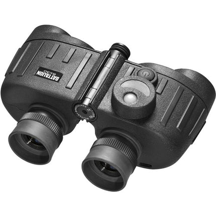 Barska 8x30 WP Battalion Binoculares con Medidor de Distancia Prismo BAK4 y Brújula Iluminada