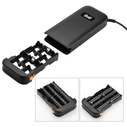 Bolt BCP-12AA Porta Baterías para P12 Compacto Capacidad 12 AA Carga Rápida
