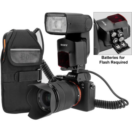 Bolt P12 Compact Battery Pack para flashes Sony con 12 AA y 800 disparos