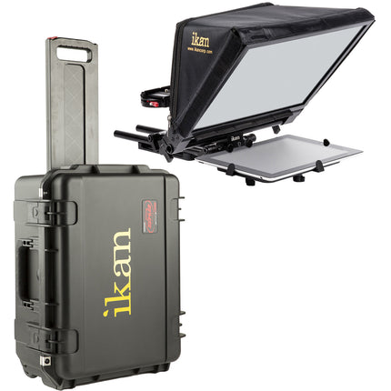 ikan PT-ELITE-V2 Teleprompter para Tablets con Estuche Rígido Rod 15mm 20ft