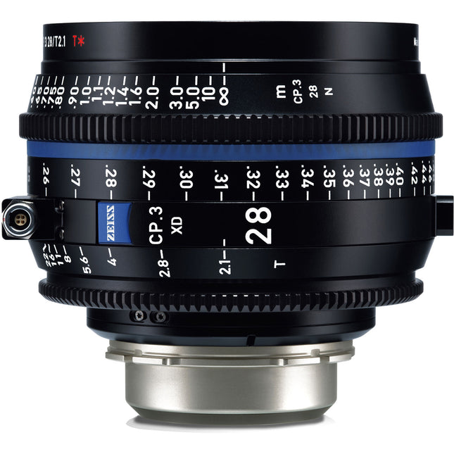ZEISS CP.3 XD 28mm T2.1 Lente Prime Compacto Montura PL 14 Láminas Apertura