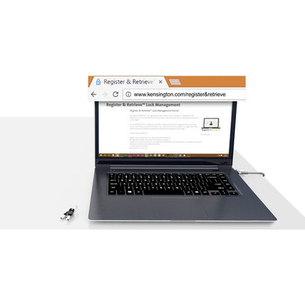 Kensington Desktop & Peripherals Locking Kit 2.0 Cable de 8 pies con Placa de Anclaje