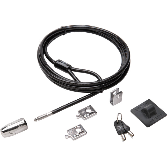 Kensington Desktop & Peripherals Locking Kit 2.0 Cable de 8 pies con Placa de Anclaje