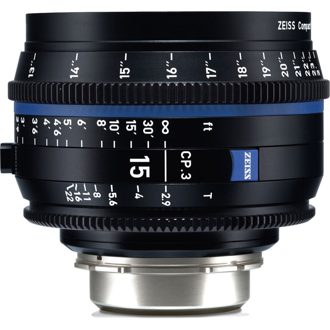 ZEISS CP.3 15mm T2.9 Lente Prime Compacto para Canon EF Montura Full-Frame Foco y Diafragma Gearado
