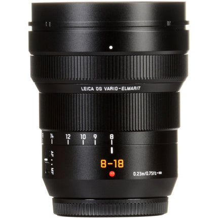 Panasonic Leica DG Vario-Elmarit 8-18mm f/2.8-4 Lente Micro Cuatro Tercios con Filtro UV 67mm