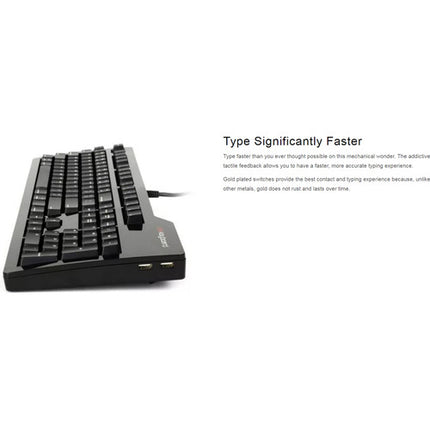 Das Keyboard Model S Professional Teclado Mecánico 104 Teclas Cherry MX Brown 2m USB Cable 2 Puertos USB Hub