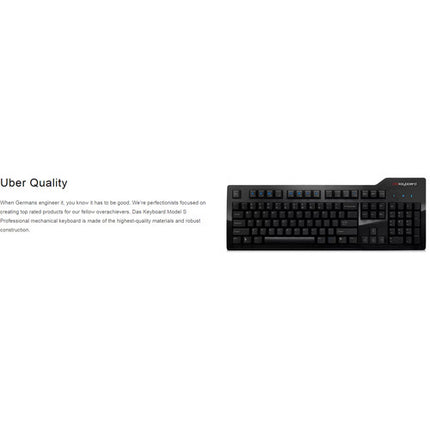 Das Keyboard Model S Profesional Teclado Mecánico Cherry MX Blue 104 Teclas 2m Cable USB