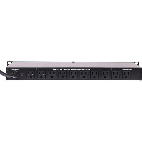 Juice Goose JG11-15A Centro de distribución eléctrica 11 tomas 15A 19" rack
