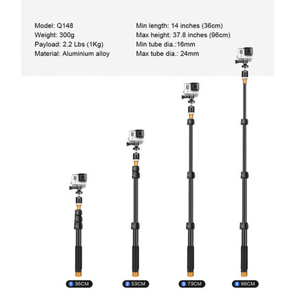 CAME-TV Q148 Extensor de Columna Central para Trípode Mini 27.8 pulgadas
