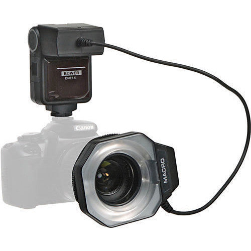 Bower SFDRL14C Flash Anillo Macro para Canon E-TTL II con Adaptadores 55 58 62 67mm