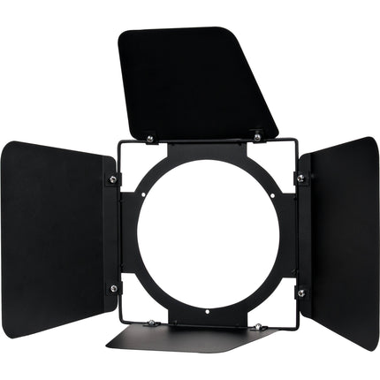 ADJ 4-Leaf Barndoors para COB Cannon Wash LED Control de Luz Negro
