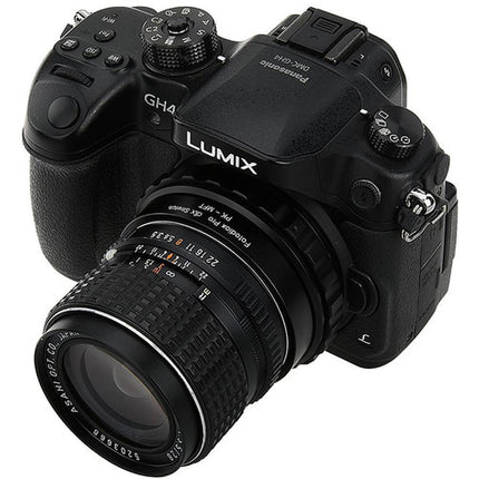 FotodioX Adaptador Pentax K a Micro Cuatro Tercios con Filtro ND y Estuche