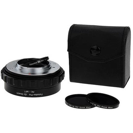 FotodioX Adaptador Pentax K a Micro Cuatro Tercios con Filtro ND y Estuche
