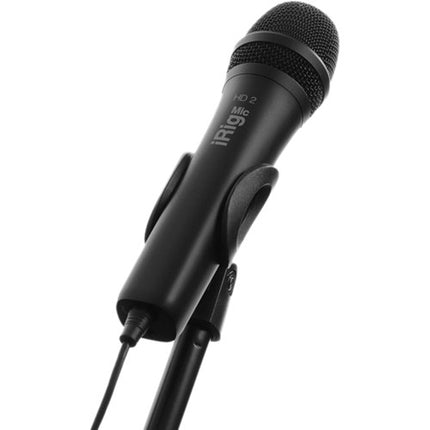 IK Multimedia iRig Mic HD 2 Micrófono Digital Condensador USB 24 Bit 96 kHz con Trípode