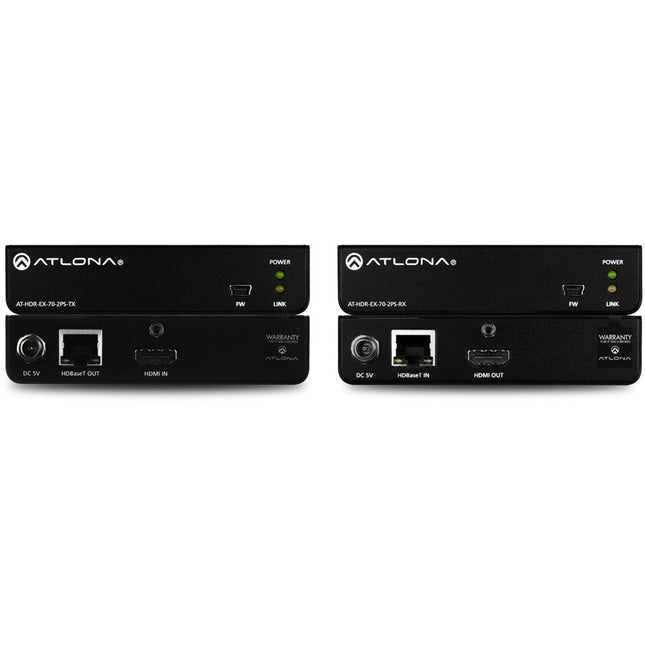 Atlona 4K HDR Transmisor y Receptor HDMI HDBaseT Kit 18 Gb/s 130 ft