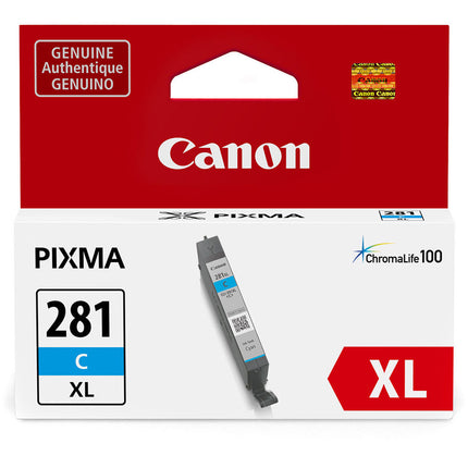 Tinta Canon CLI-281 XL Cyan 8.3mL para Impresoras PIXMA TR7520 TR8520