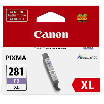 Canon CLI-281 XL Tanque de Tinta Azul Foto 8.3mL para Impresoras PIXMA TS8120 y TS9120