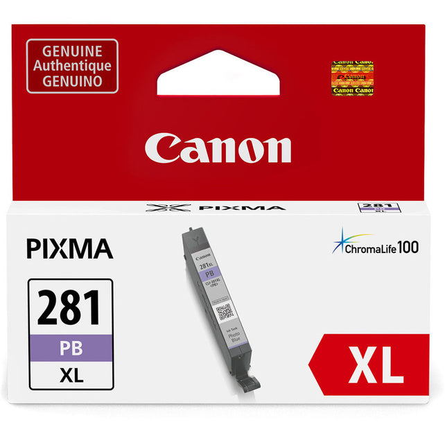 Canon CLI-281 XL Tanque de Tinta Azul Foto 8.3mL para Impresoras PIXMA TS8120 y TS9120