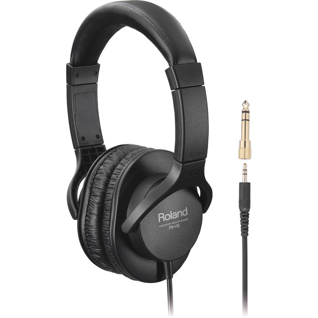 Roland RH-5 Auriculares Circumaurales Cerrados Drivers 40 mm Adaptador 1/4"