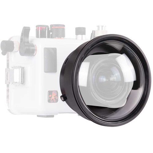 Ikelite DLM 6" Puerto Dome para lentes mirrorless con control zoom y extensión de 0.375" compatible con 7-14mm y 10-22mm