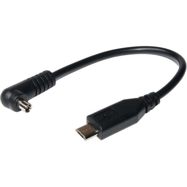 LightPix Labs Cable de Sincronización PC Masculino para FlashQ 15 cm Micro-USB