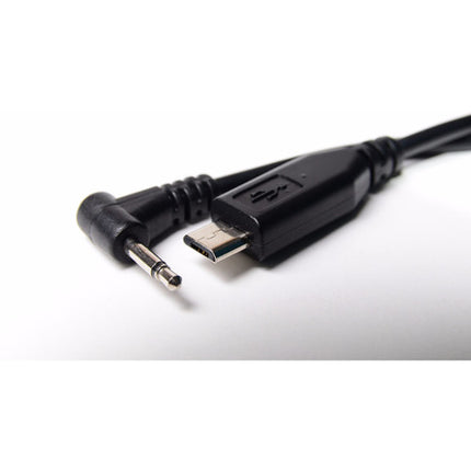 LightPix Labs Cable de Sincronización 2.5mm a Micro-USB 15cm para FlashQ