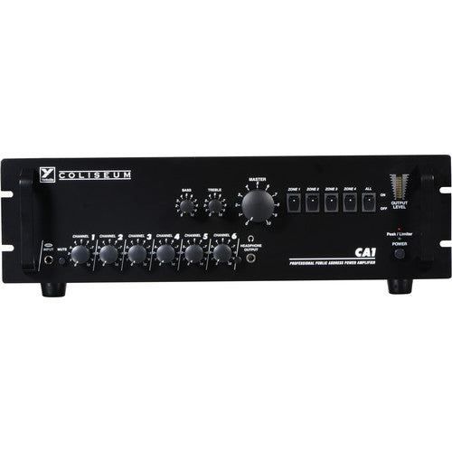 Yorkville Sound CA1 Coliseum Series Amplificador de Instalación 6 Canales 180W 4 Zonas