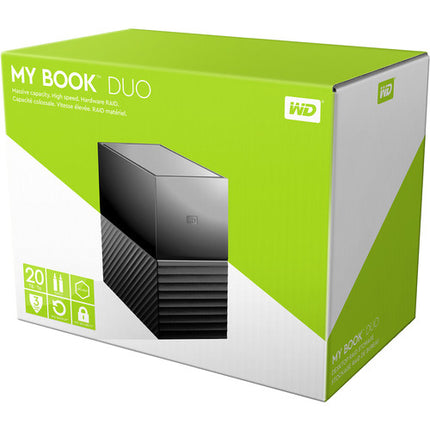 WD My Book Duo 20TB Disco Duro RAID 0 USB-C 3.2 Gen 1 2 x 10TB