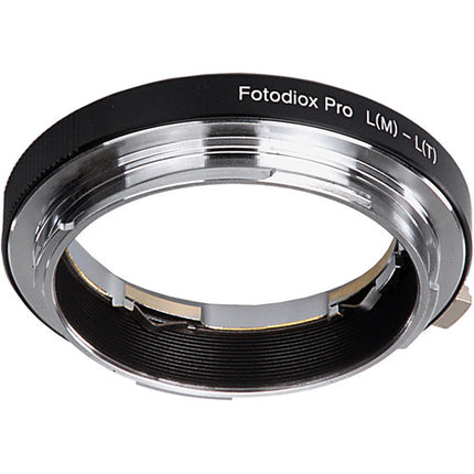 FotodioX Leica M Adaptador Profesional para Lentes Leica M a Montura L con Enfoque Infinito y Montura de Latón Cromada