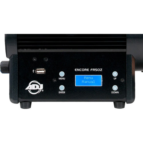 American DJ Encore FR50Z Foco LED Fresnel 50W 6 Pulg 3000K Barndoors