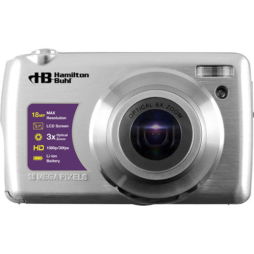 HamiltonBuhl VividPro Cámara Digital 8MP 8x Zoom 2.7K Video con Tarjeta SD