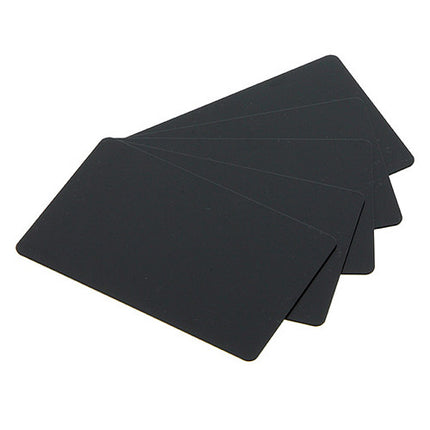 Evolis CR-80 Tarjetas PVC Negro Mate 30 mil Paquete de 500