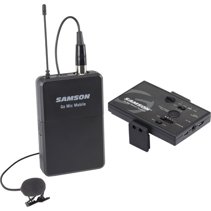 Samson Go Mic Mobile Sistema Inalámbrico Digital con Lavalier LM8 y Transmisor de Cinturón