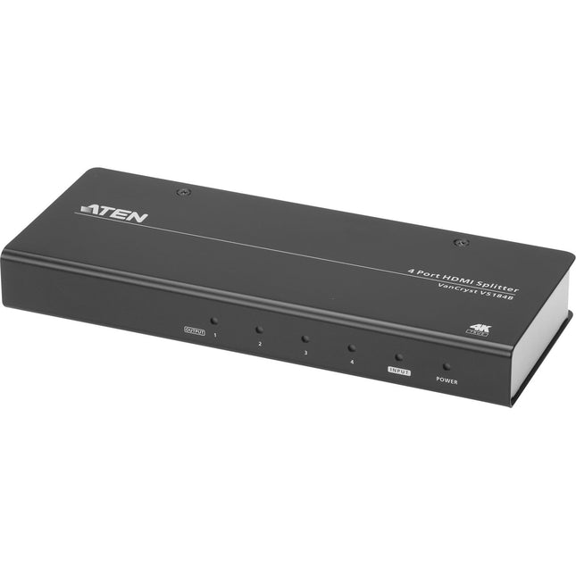 ATEN 4-Port True 4K HDMI Splitter Divisor HDMI 4 Puertos con Cable