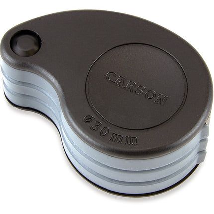 Carson TV-15 Lupas Industriales TriView 5-15x con Estuche Protector Plegable