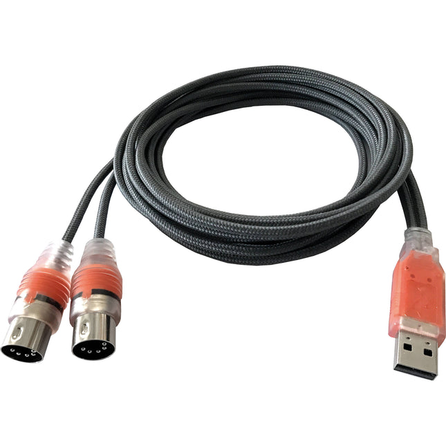 ESI MIDIMATE eX Cable Interfaz MIDI USB 2.0 Dos Puertos 5.9 Pies