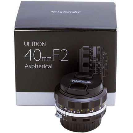 Voigtlander Ultron 40mm f2 Asférico para Nikon F Montura F FX