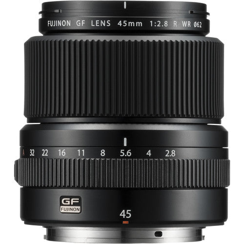 FUJIFILM GF 45mm f2.8 R WR Objetivo 36mm Apertura f2.8 a f32 con Protección contra polvo y clima