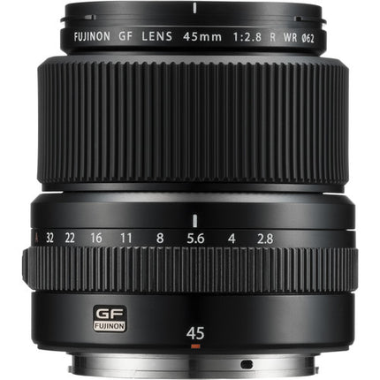Objetivo FUJIFILM GF 45mm f 2.8 R WR para montura G con filtro UV 62mm